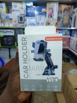 N79 Car Holder, Featuring a "Rotating Hook Style" Air Vent Mount.