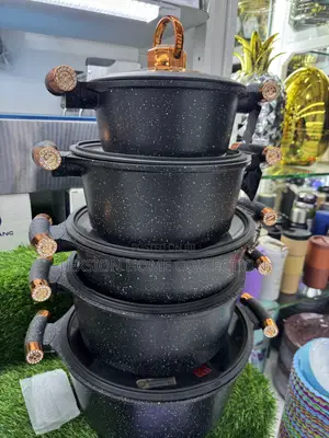 5 Pieces Of Non Stick Cooking Pot Set