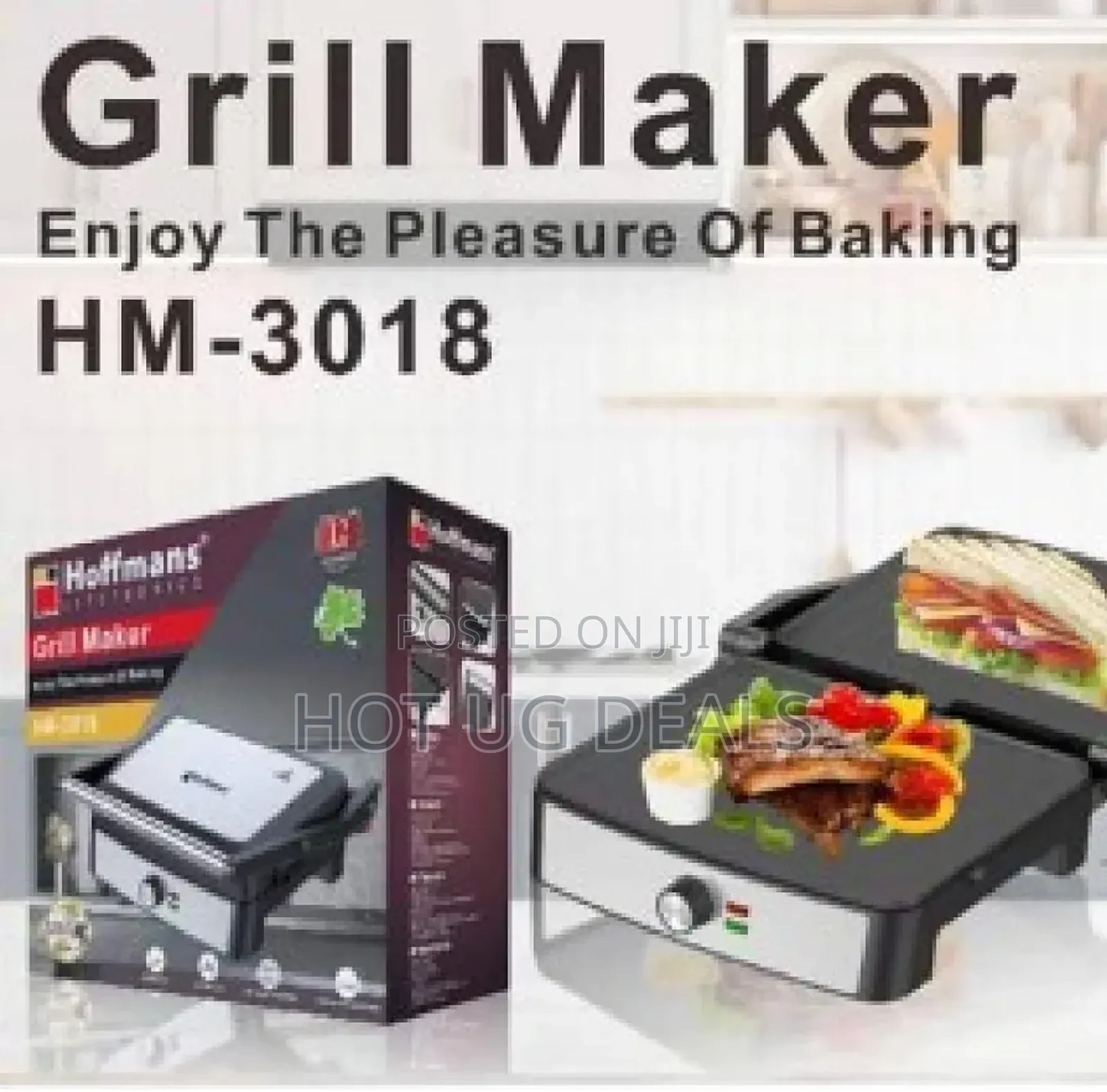 Hoffmans Hm-3018, Sandwich Maker Grill, 2200w
