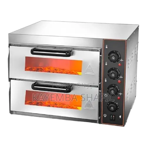 Commercial Double Deck Electric Pizza Baking Oven