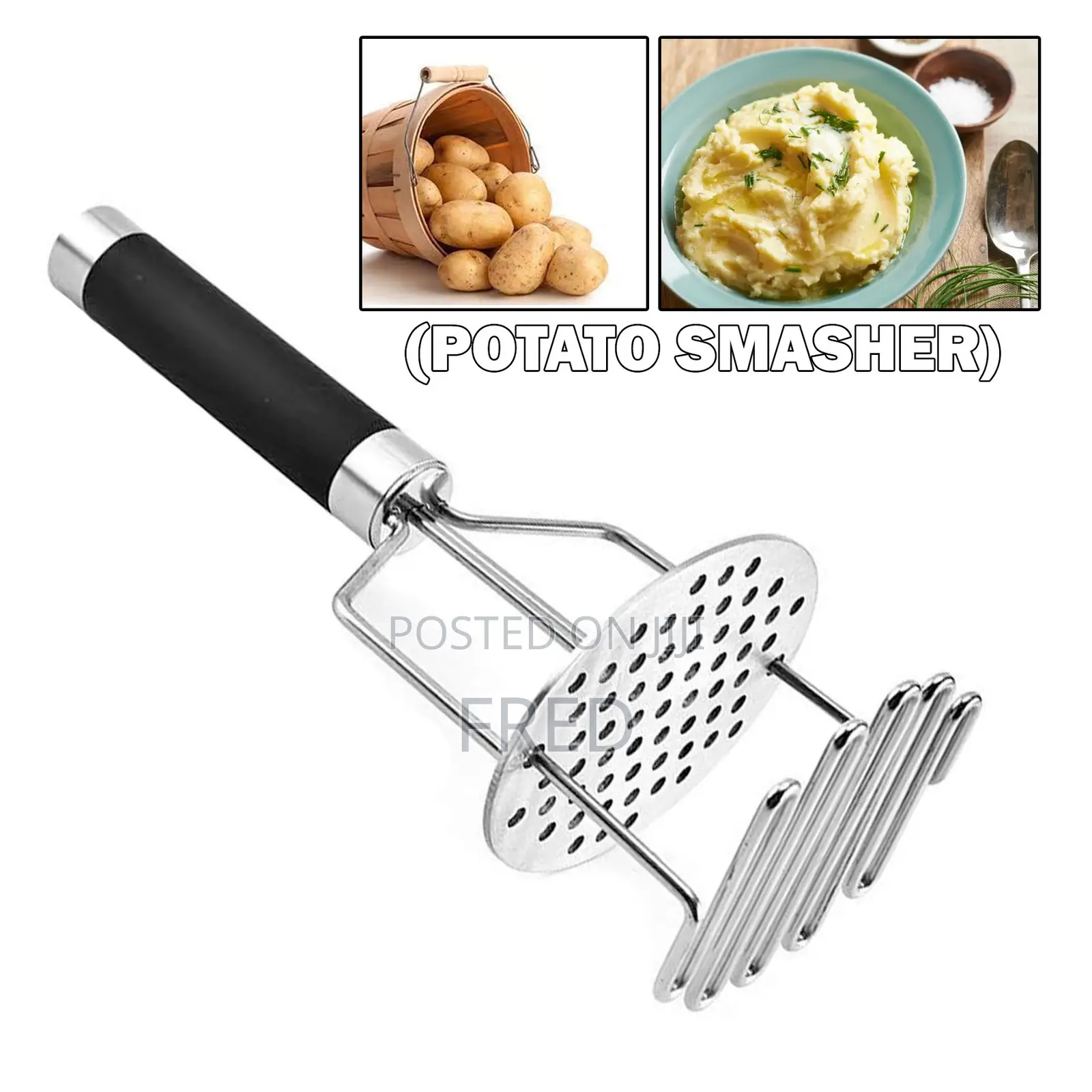 Stainless Steel Potato Masher