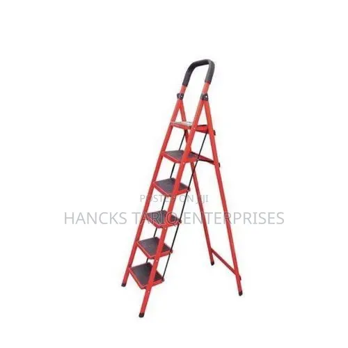 Heavy-duty 5-step Folding Ladder – Step Ladder For Home Office