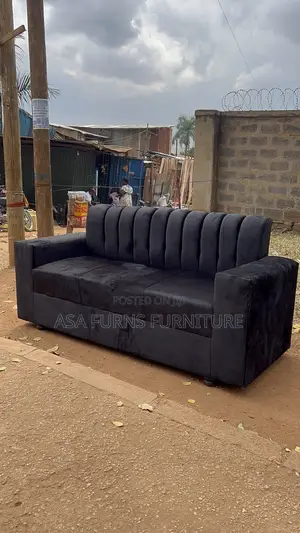 3 Seater in Black Color. Sofa