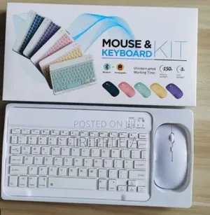 2 in 1 Bluetooth Keyboard and Mouse for iPad, Tablets , iPhone