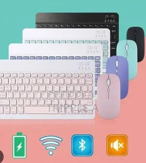2 in 1 Bluetooth Keyboard and Mouse for iPad, Tablets , iPhone