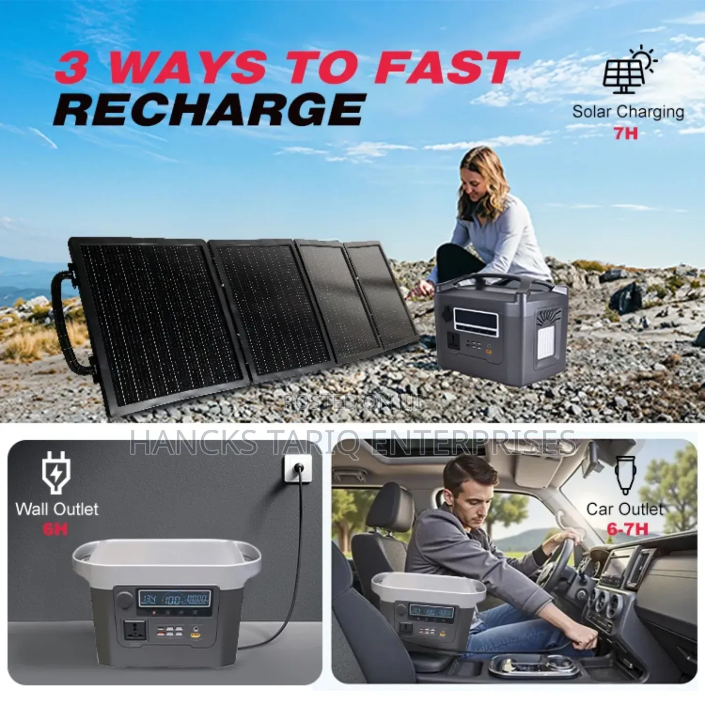 Portable Solar Power Station – Off-Grid Energy Solution