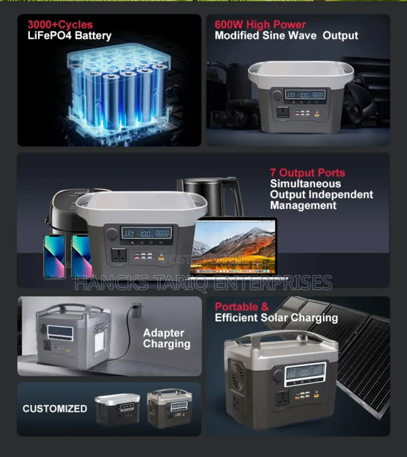Portable Solar Power Station – Off-Grid Energy Solution