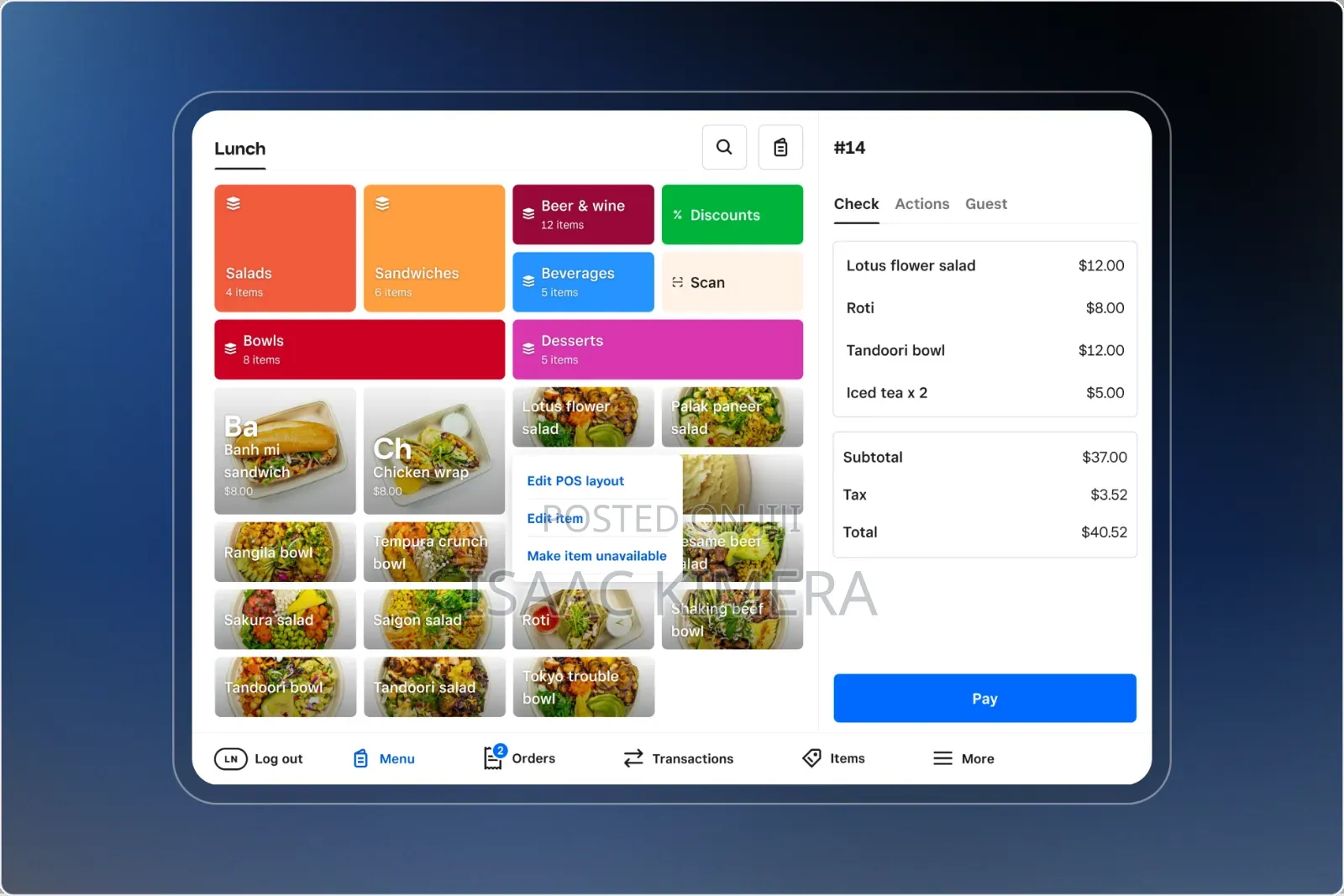 Point of Sale Software (Pos)