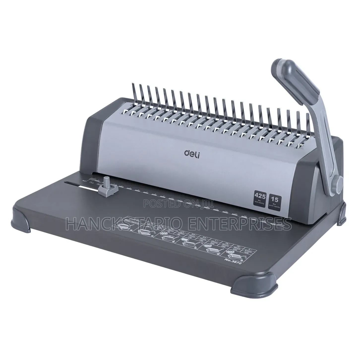Deli Comb Binding Machine – Document Binder for Office School