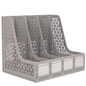 Deli 4-Compartment Desk File Organizer