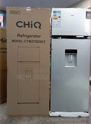 Chiq 270l Double Door Defrost Refridgerator With Water Dispenser