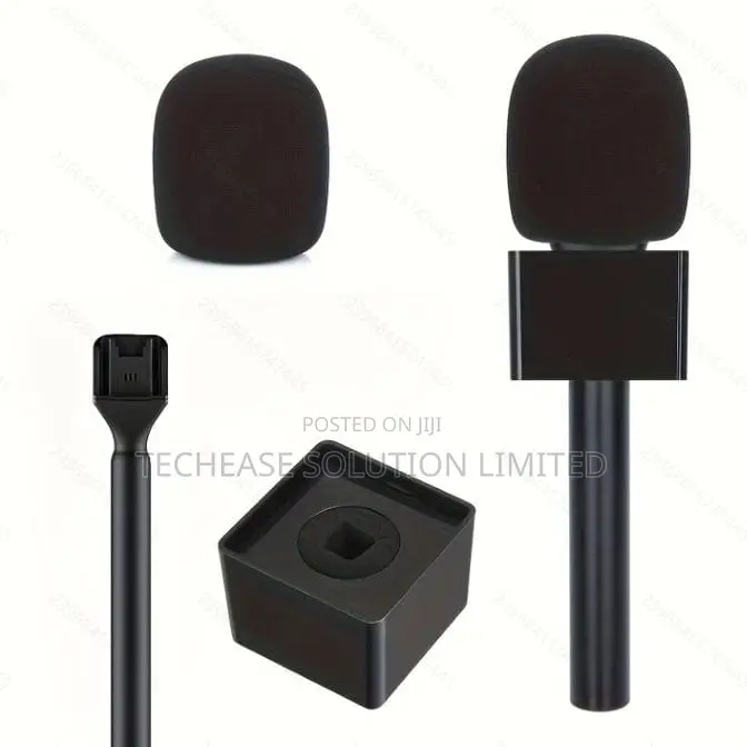 Wireless Lavalier Microphone Interview Handle – Handheld Mic Adapter