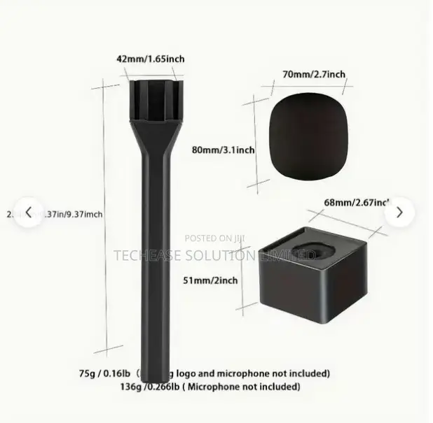Wireless Lavalier Microphone Interview Handle – Handheld Mic Adapter