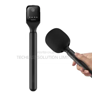Wireless Lavalier Microphone Interview Handle – Handheld Mic Adapter