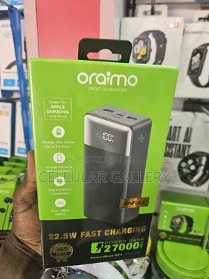 Oraimo Power Bank 27000mah Powernova Qf1 22.5w