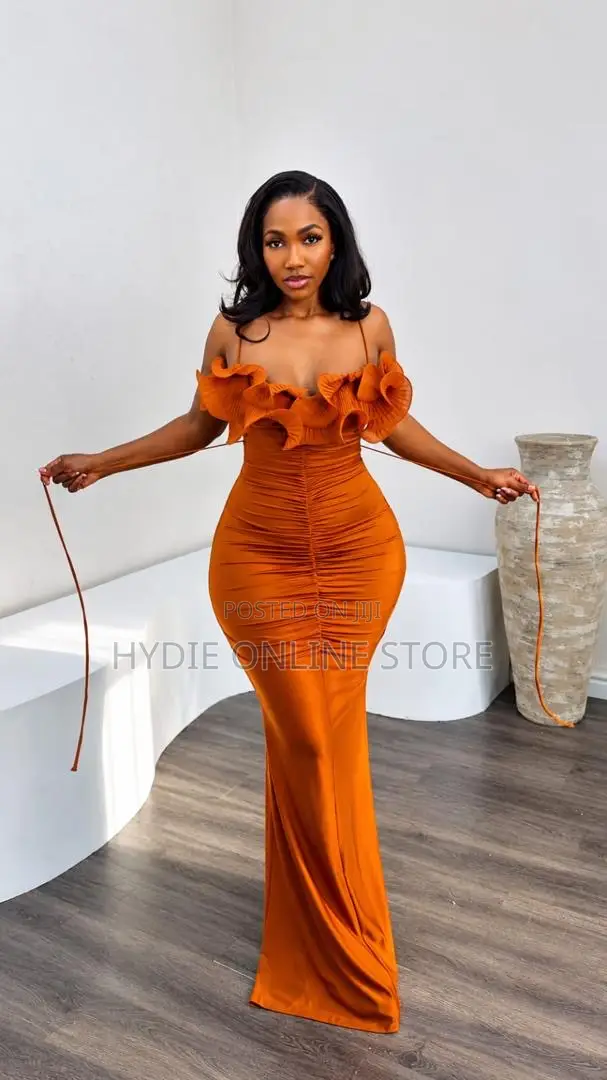 Long Floral Unique Armless Dress