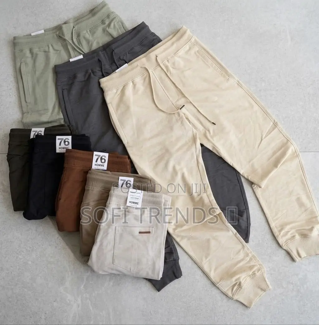 Gent’S Quality Plain Sweatpants