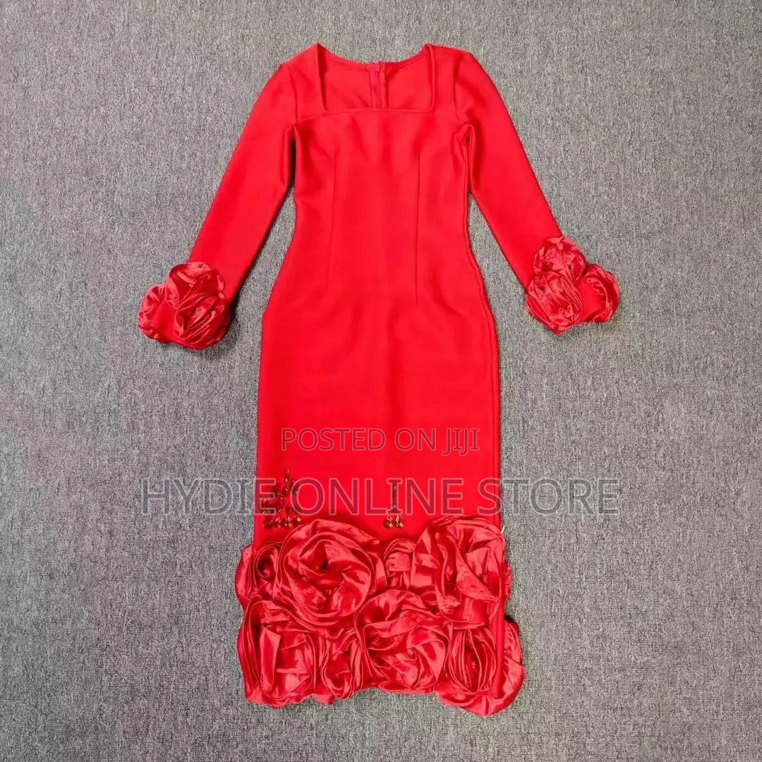 Long Sleeved Party Dress