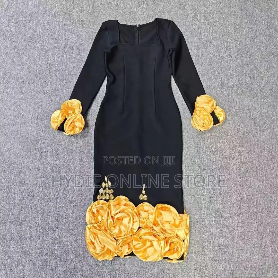 Long Sleeved Party Dress