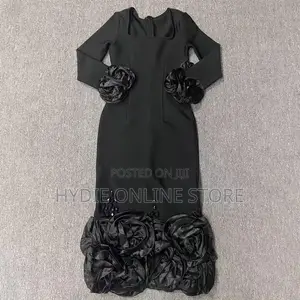 Long Sleeved Party Dress