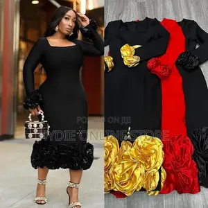 Long Sleeved Party Dress