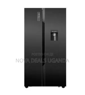 Hisense 670litres Elegant Side-by-Side Refrigerator- Water Dispenser