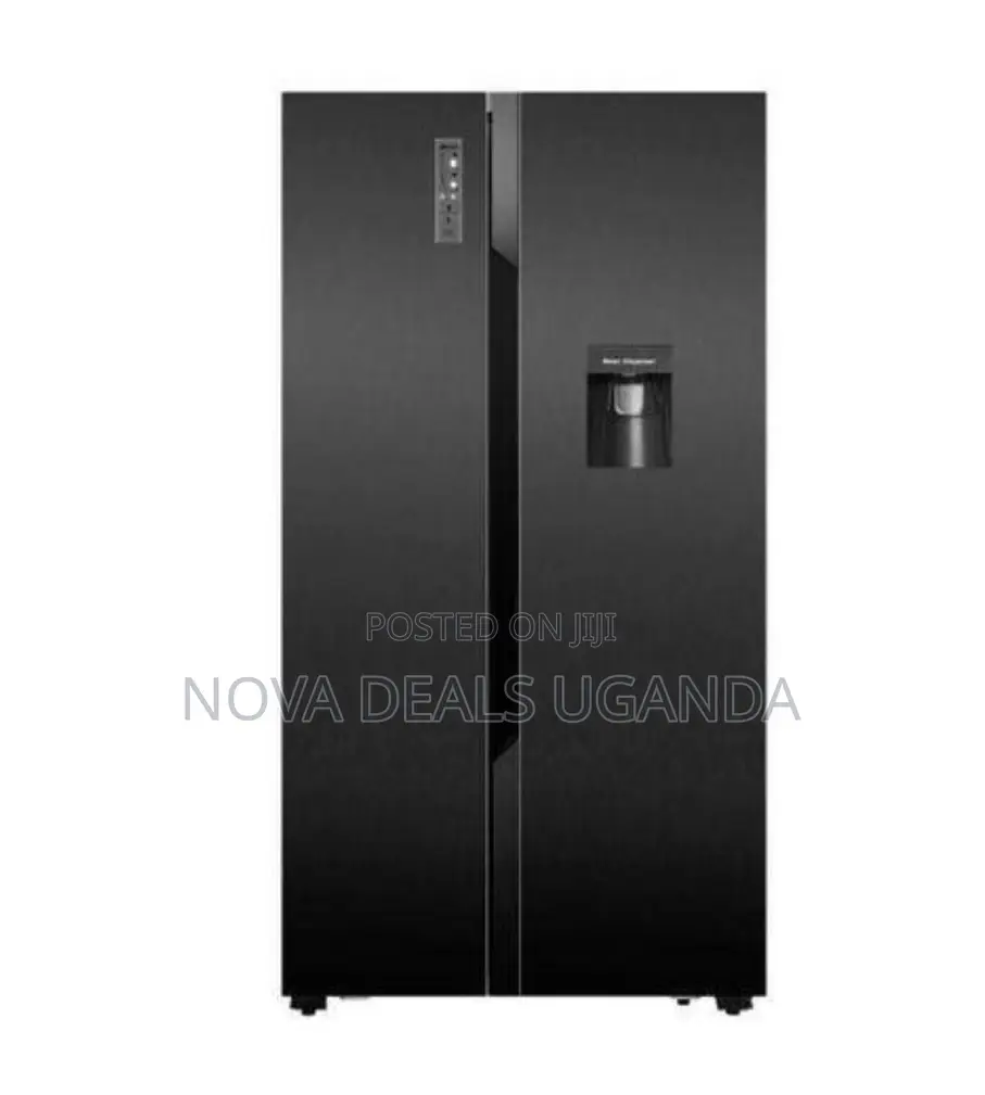 Hisense 670litres Elegant Side-by-Side Refrigerator- Water Dispenser