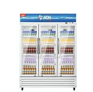 Adh 1035l Commercial Display Beverage Fridge-White