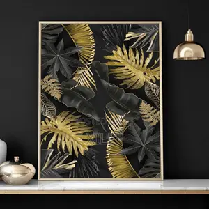 Black and Gold Classy Wall Pieces – Beautiful Themes, Any Size