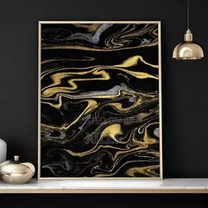 Black and Gold Classy Wall Pieces – Beautiful Themes, Any Size