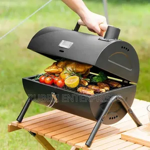 Mini Drum Charcoal BBQ Grill