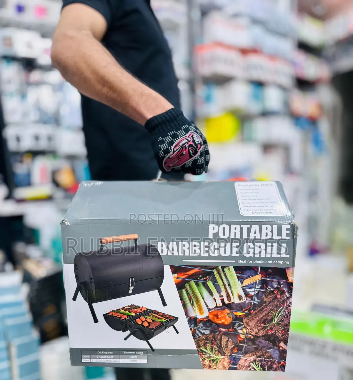 Mini Drum Charcoal BBQ Grill