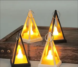 1pcs Led Triangular Wind Light Decoration Lamp