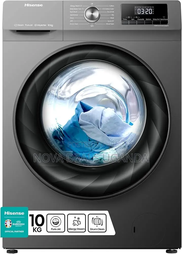 Hisense 10 Kg Front Load Washer Washing Machine