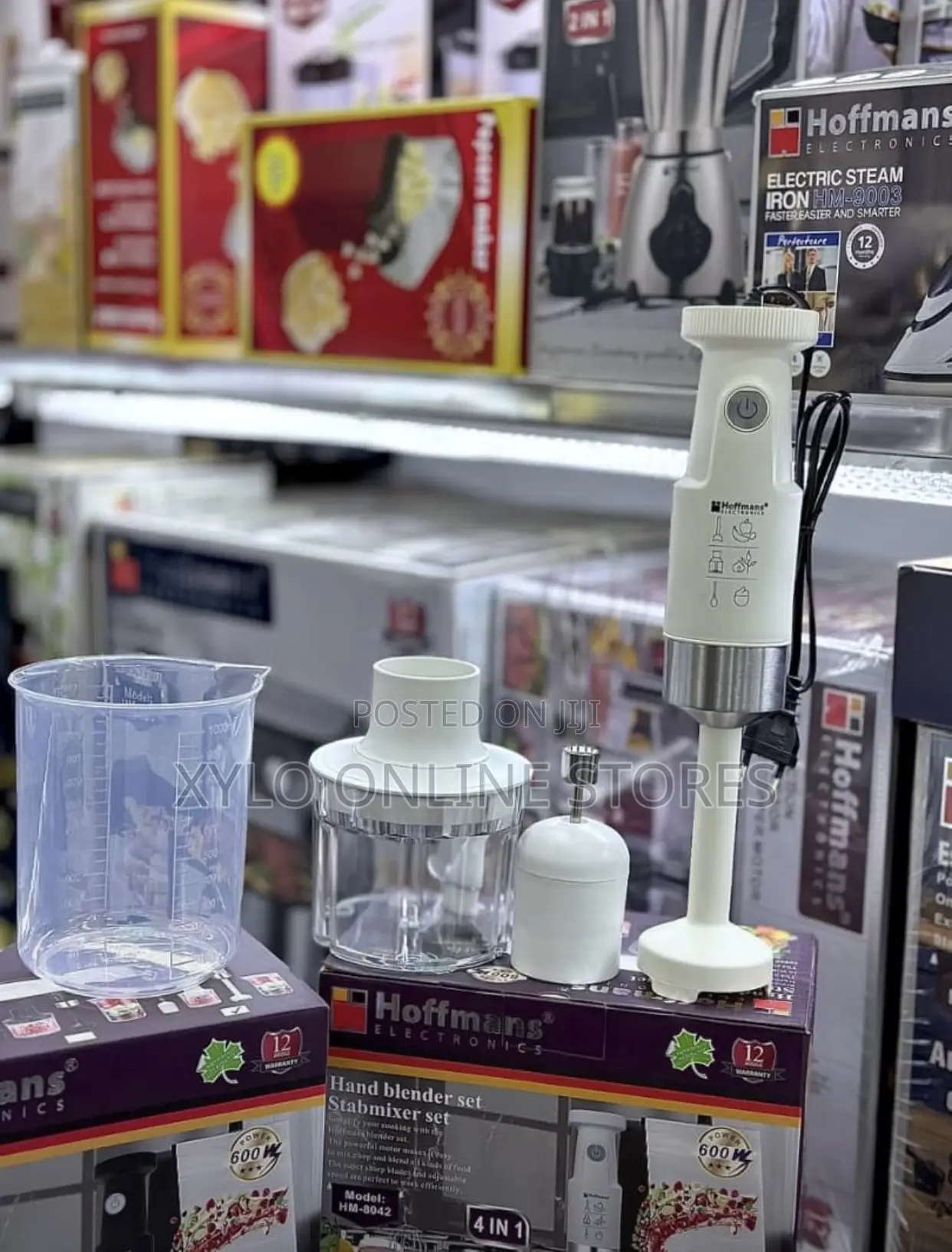 A 4 in 1 Multifunctional Hoffmans Hand Blender Set Hm- 8042