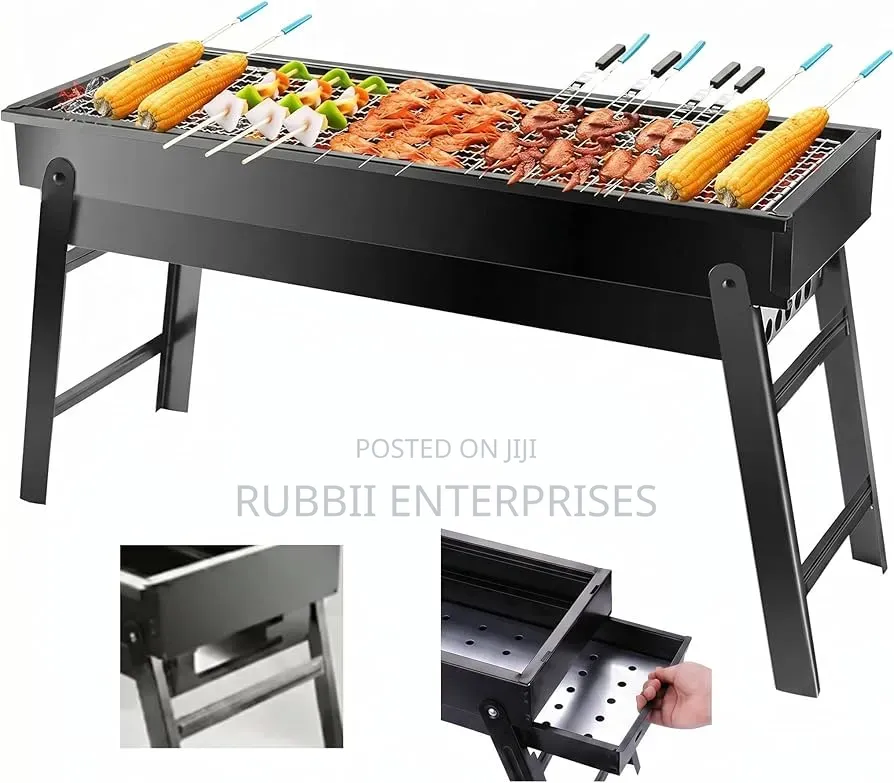 Portable BBQ Grill (70×20cm)