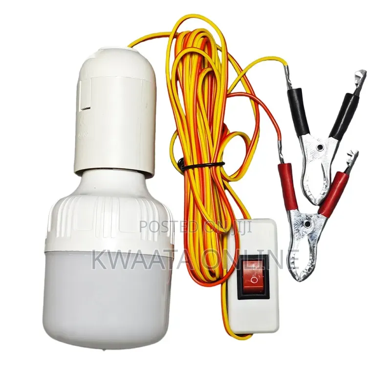 1w Ledon Dc Solar Bulb Complete 12v -1 Pc