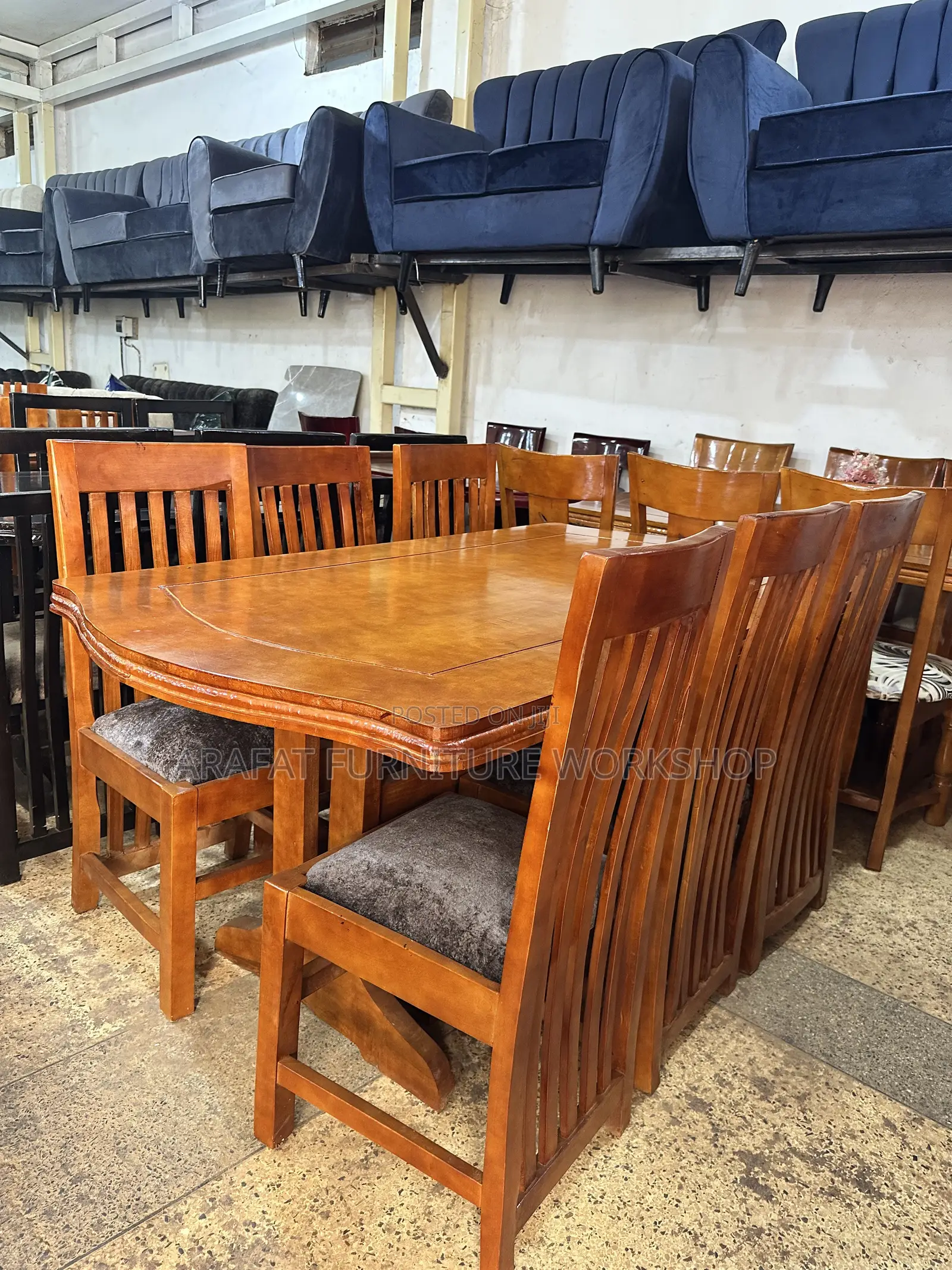 Solid 6 Seater Dining Set