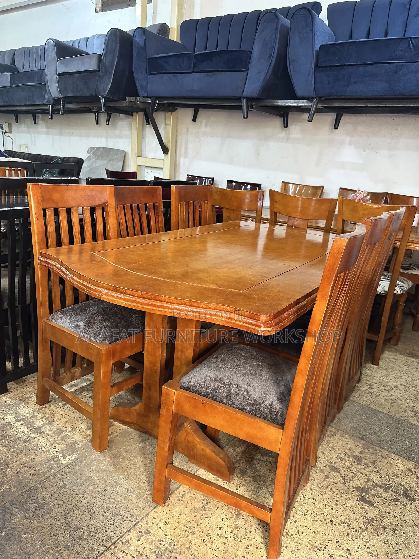 Solid 6 Seater Dining Set