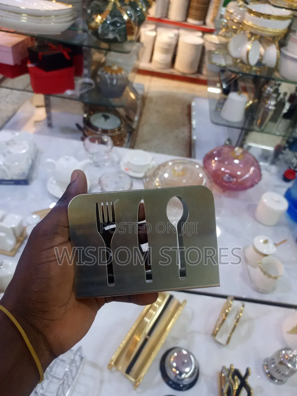 Stainless Steel Tissue Saviet Napkin Holder - Silver.