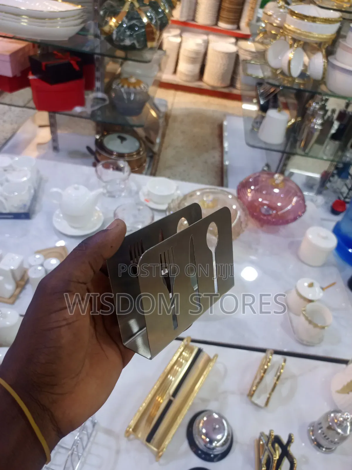 Stainless Steel Tissue Saviet Napkin Holder - Silver.
