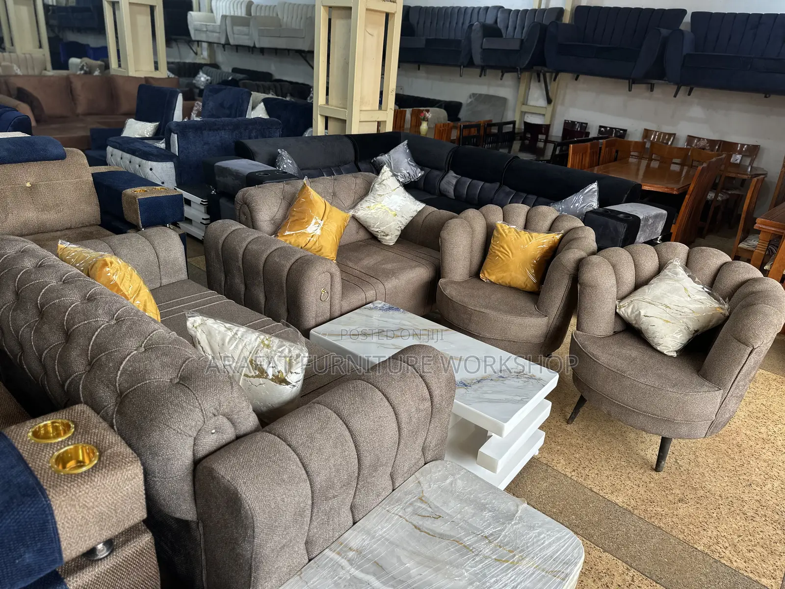 Elegant High Density Sofa Set