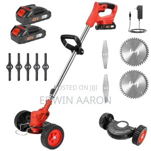 Lawn Mower/ Grass Cutter With 2 Batteries