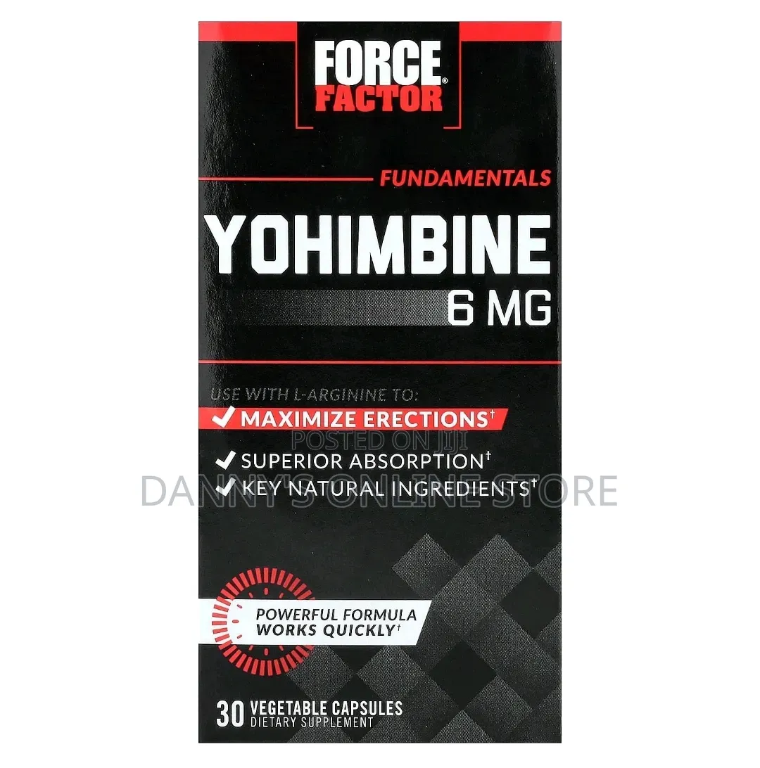 Force Factor, Yohimbine, 6mg, 30 Vegetable Capsules