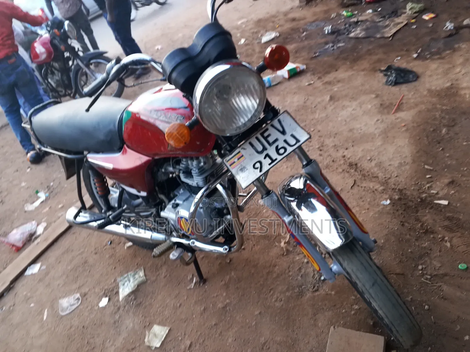 Bajaj Boxer 100 2016 Red