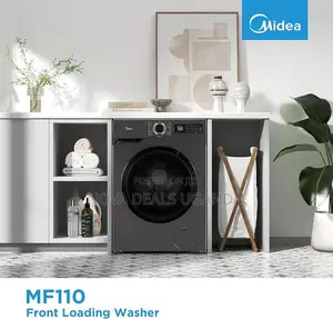 Midea 7kg Front Load Washing Machine,15 Programs,Titanium