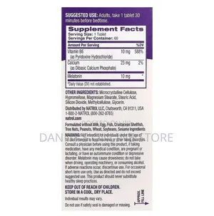 Natrol, Time Release Melatonin, 10mg, Non Habit Forming, 60 Tablets