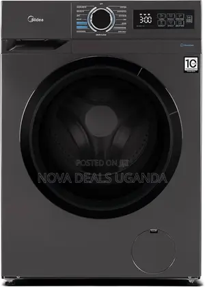 Midea 7kg Front Load Washing Machine,15 Programs,Titanium