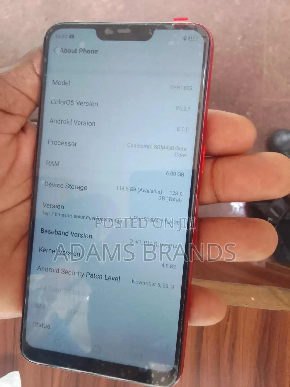Oppo A3 4G 128 GB Red