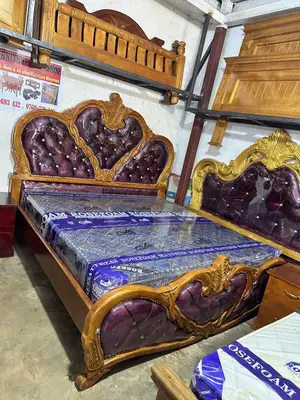 Pure Mahogany King Elegant Bed